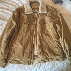 Mens Large corduroy Sherpa jacket